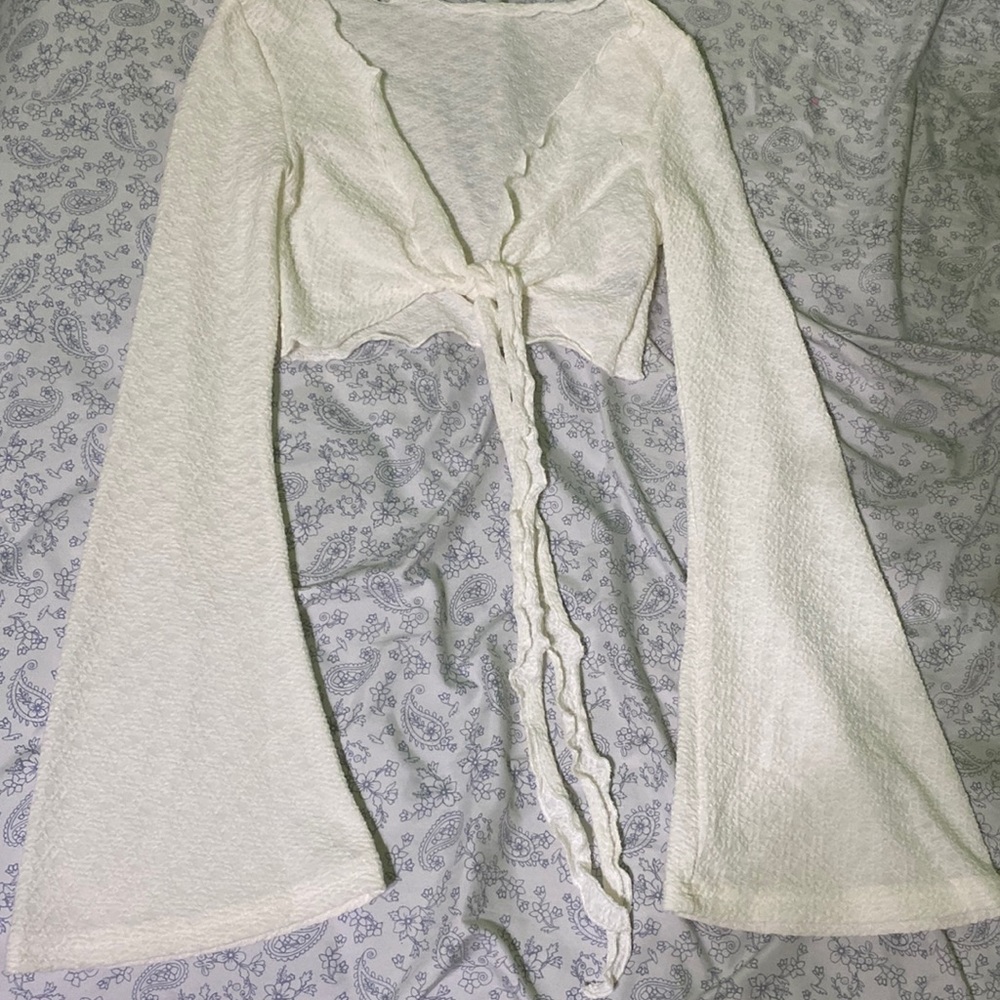 Flared crop top